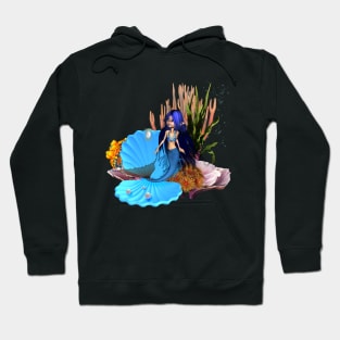 Little mermaid in the deep ocean Hoodie